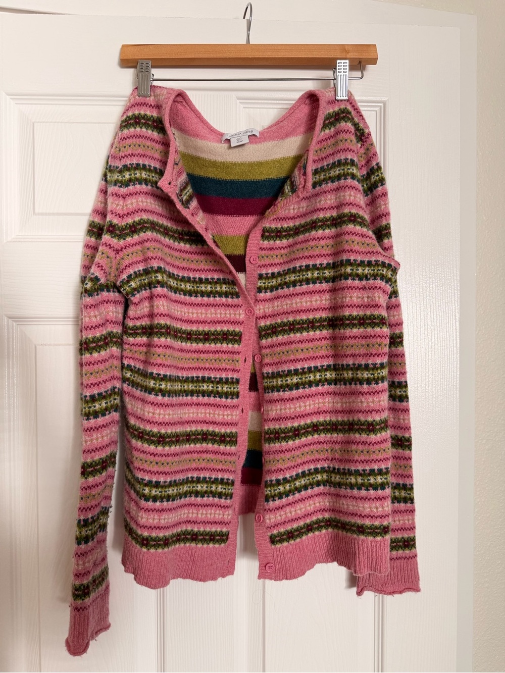 Striped Pink Tabitha Webb Cardigan